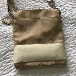 Coach Cream Shoulder Bag